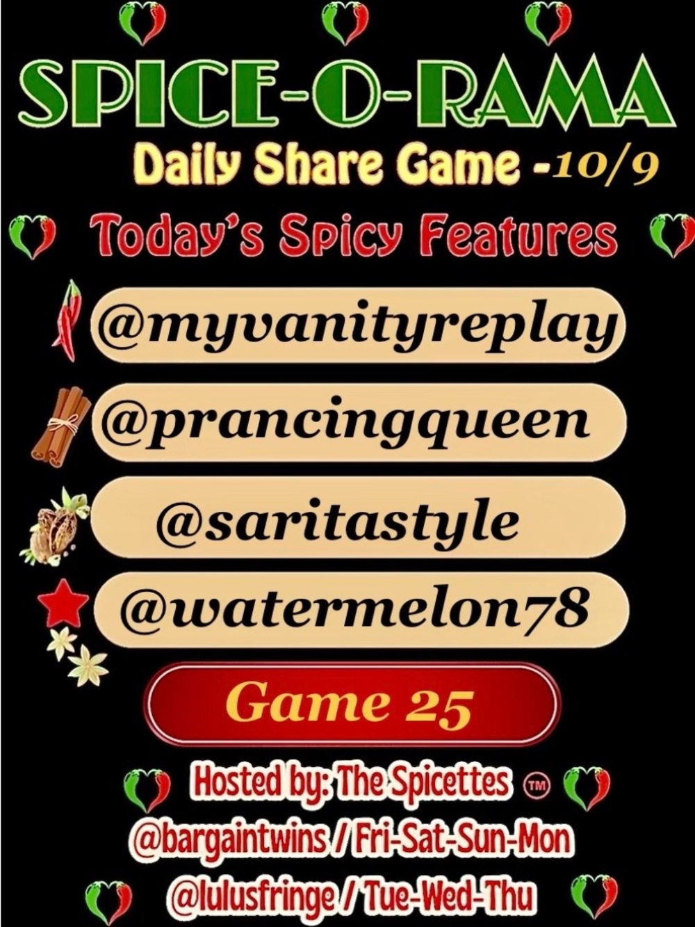 SUNDAY’S UP
WITH FRESH SPICES &
A NEW STAR ANISE
COME FEEL THE HEAT!
STAY SPICY - Picture 5 of 15